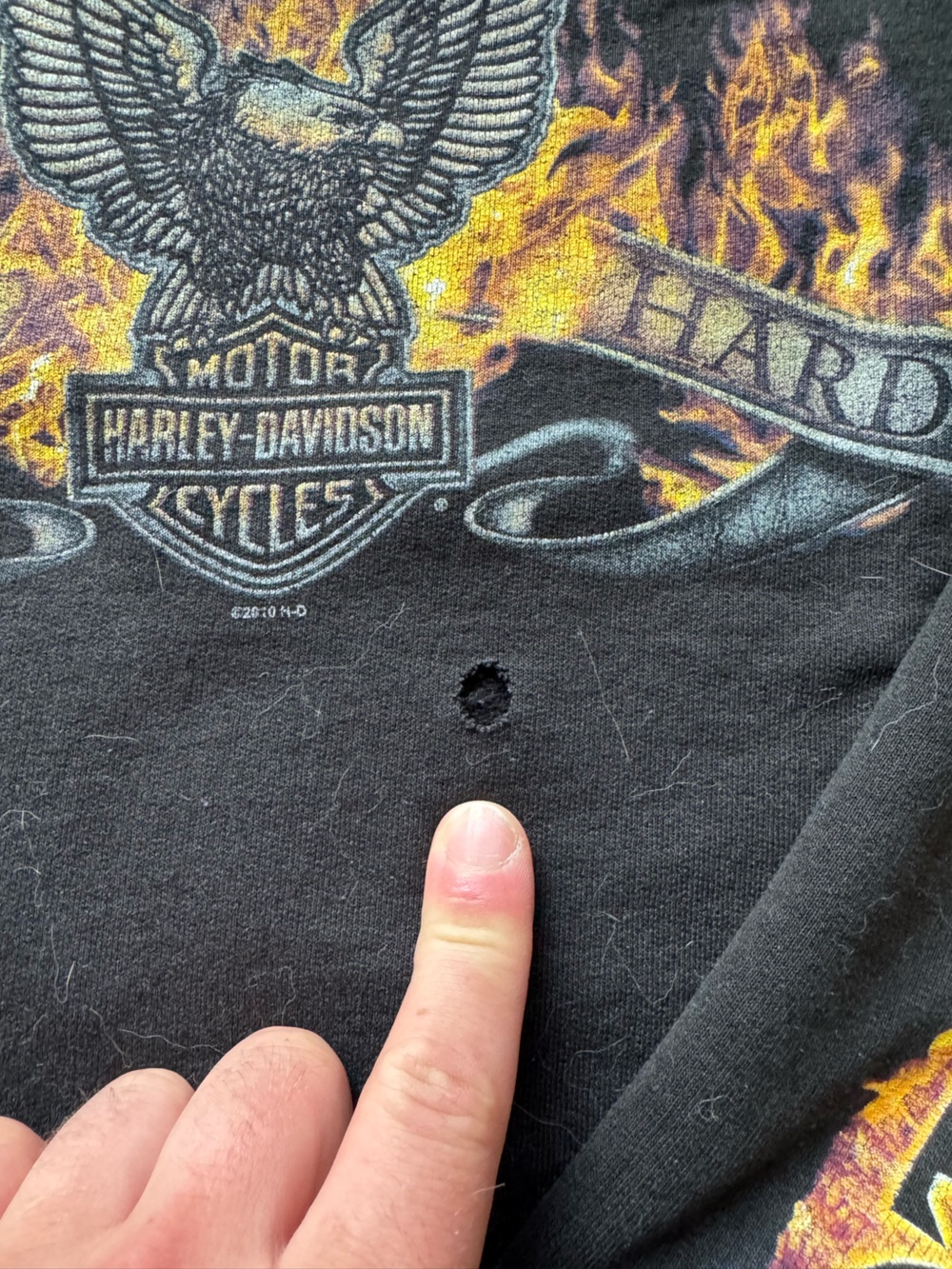 Harley-Davidson crew neck L Y2K - Picture 9 of 9